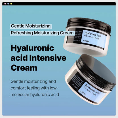 COSRX Hyaluronic Acid Intensive Cream – gentle moisturizing cream with low-molecular hyaluronic acid