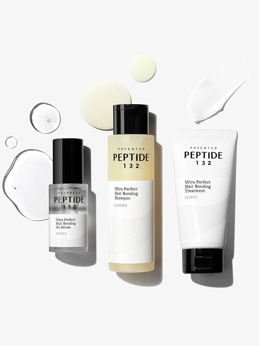 COSRX PEPTIDE-132 Hair Bonding Kit – bonding shampoo, treatment and oil serum