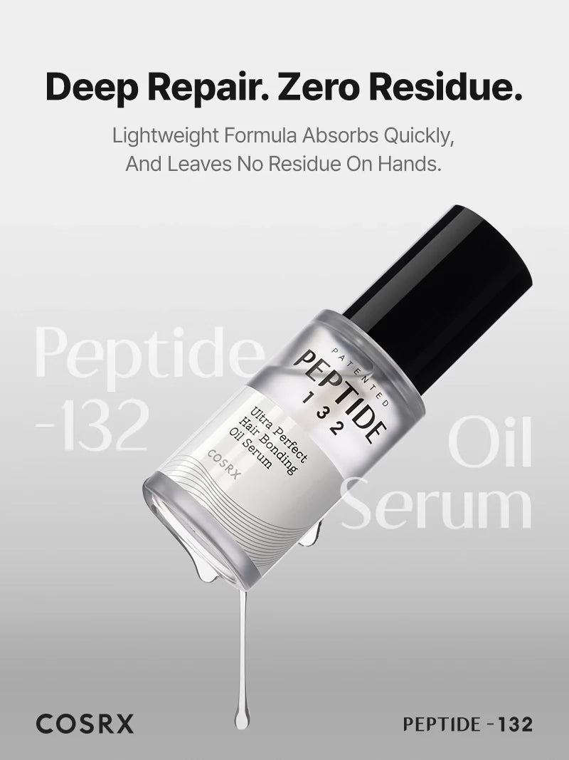سيروم الزيت الرابط كوزركس PEPTIDE-132 – إصلاح عميق للشعر دون بقايا دهنية