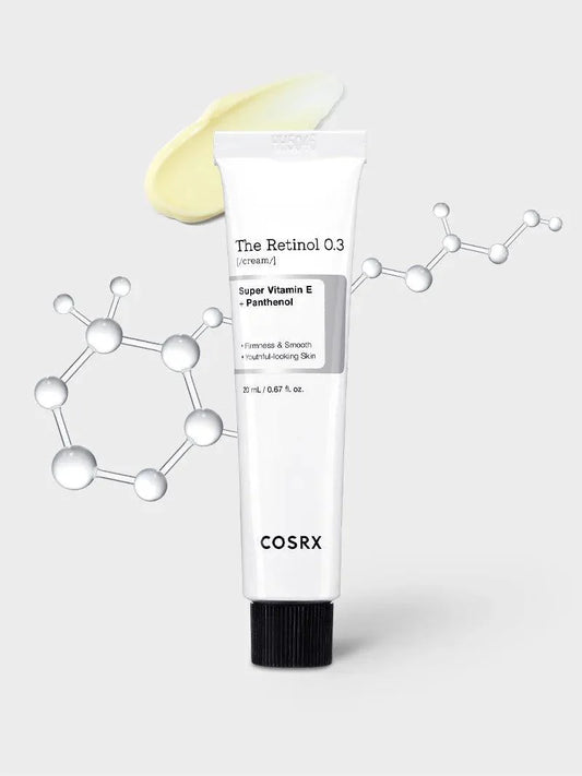COSRX The Retinol 0.3 Cream 20ml tube – anti-aging retinol cream for experienced users