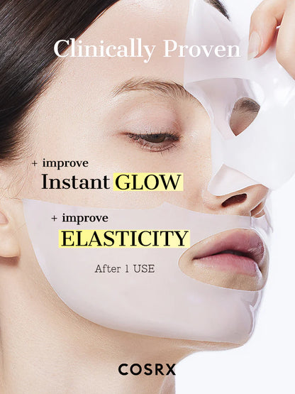 COSRX Snail Mucin Hydrogel Mask clinically proven instant glow and elasticity