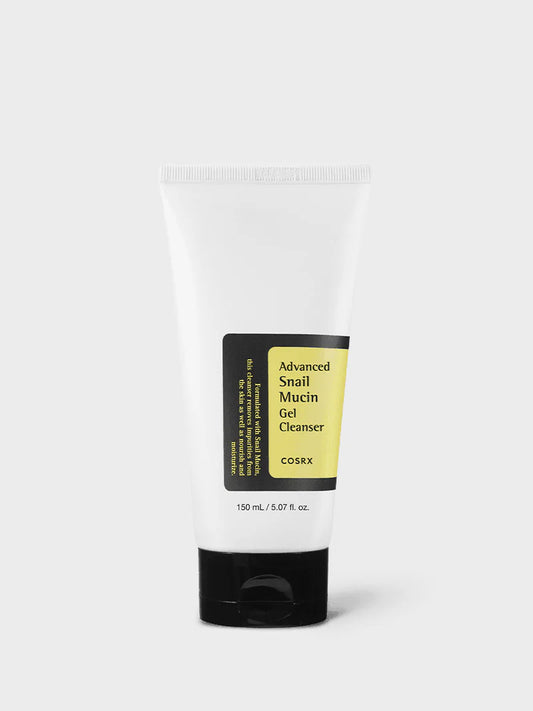COSRX Advanced Snail Mucin Gel Cleanser 150ml tube – gentle Korean face wash