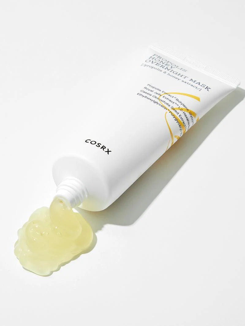 COSRX Propolis Honey Overnight Mask rich honey-like texture