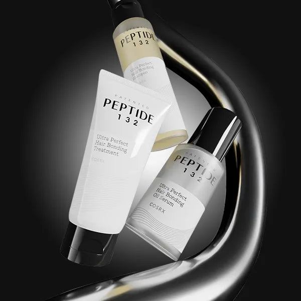 COSRX PEPTIDE-132 hair bonding shampoo, treatment and oil serum