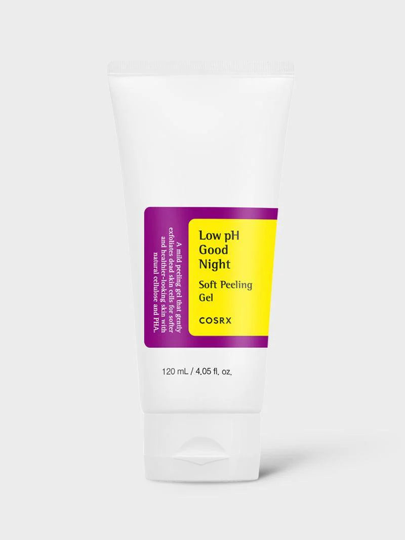 COSRX Low pH Goodnight Soft Peeling Gel 120ml tube – gentle exfoliating peeling gel