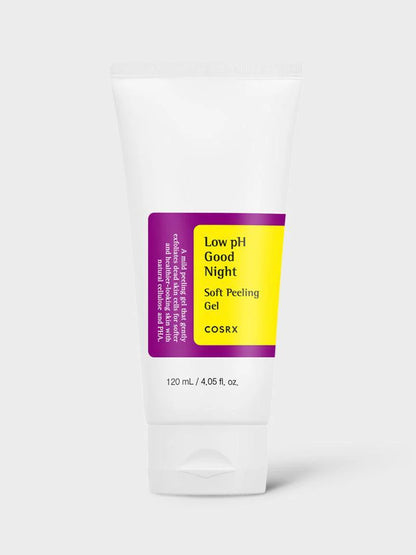 COSRX Low pH Goodnight Soft Peeling Gel 120ml tube – gentle exfoliating peeling gel