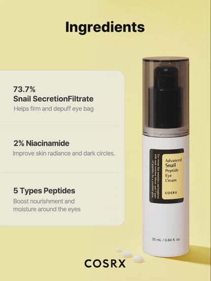 Advanced Snail Peptide Eye Cream